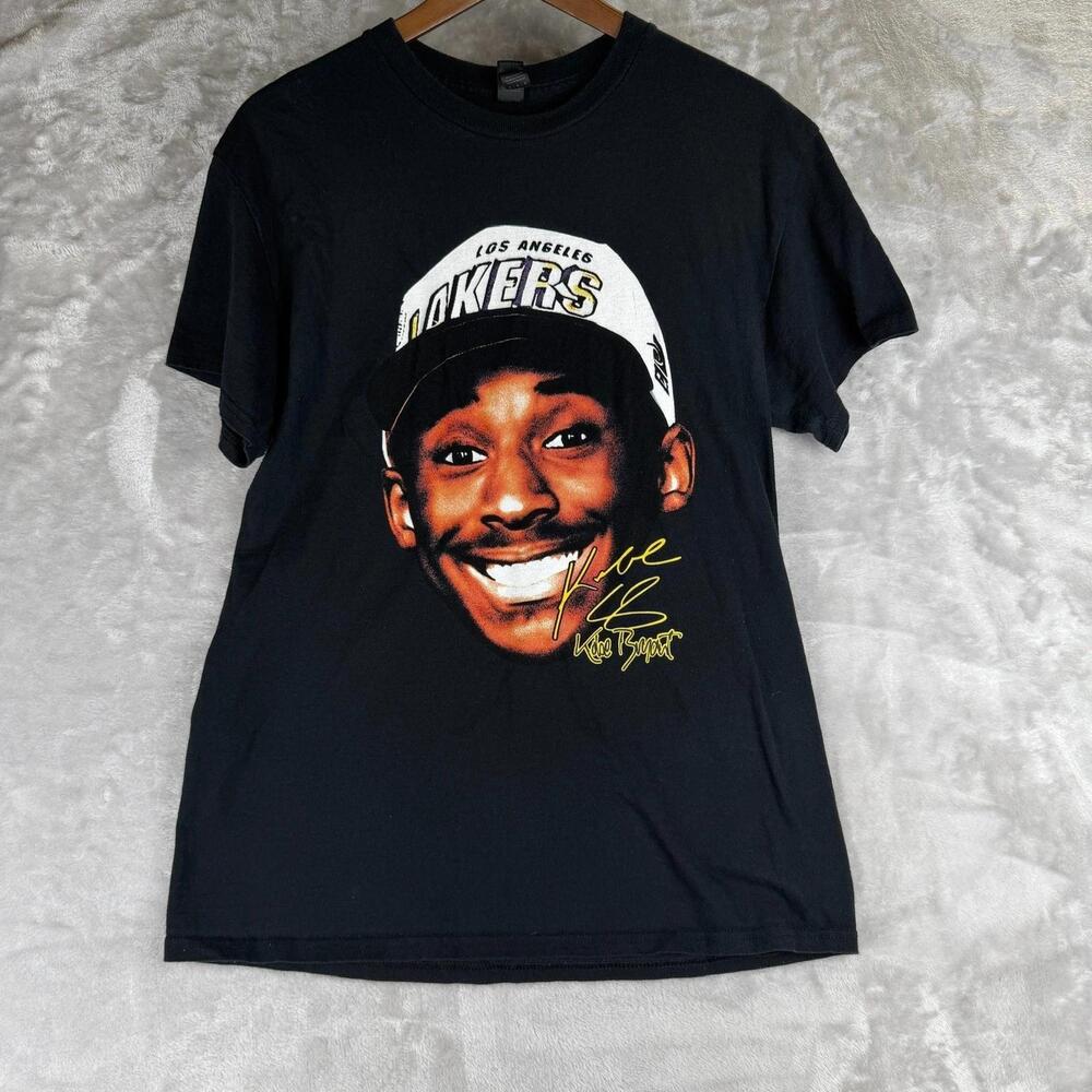 Kobe Bryant Los Angeles Lakers Graphic T-Shirt Mens Medium Black Nba Tee